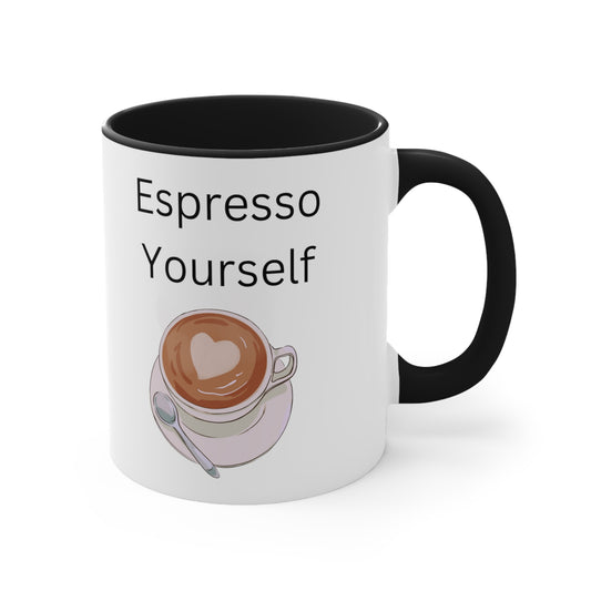Espresso Yourself Accent Coffee Mug, 11oz