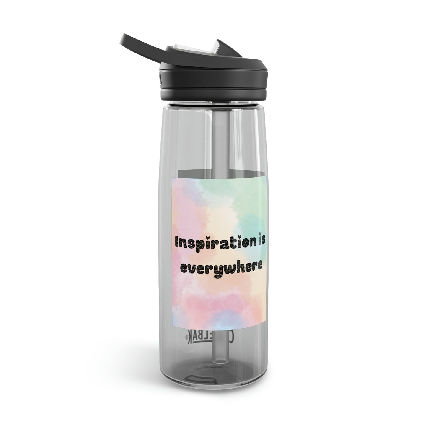 Inspiration is everywhere water bottle