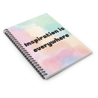 Inspiration is everywhere notebook