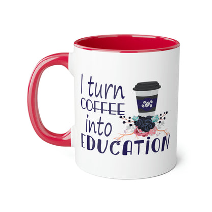 Education Coffee Accent Mugs, 11oz