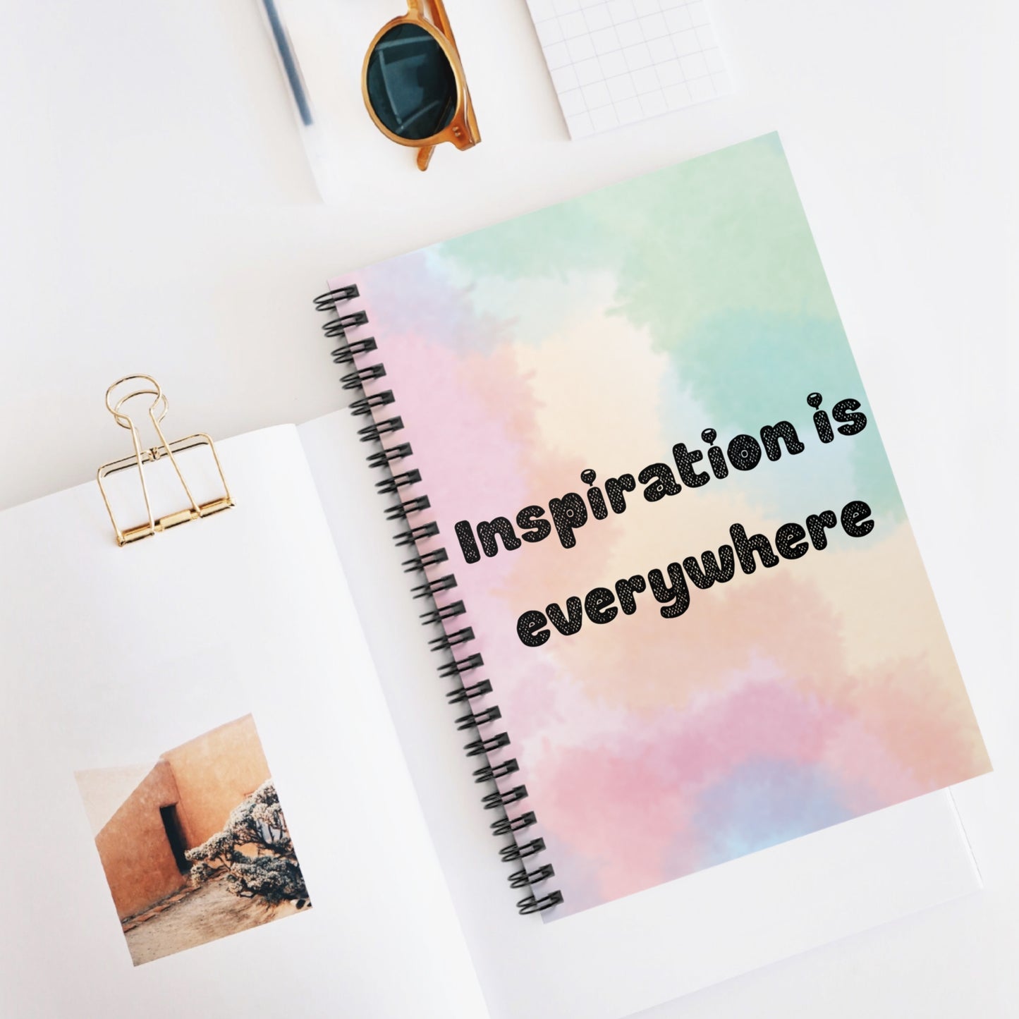 Inspiration is everywhere notebook