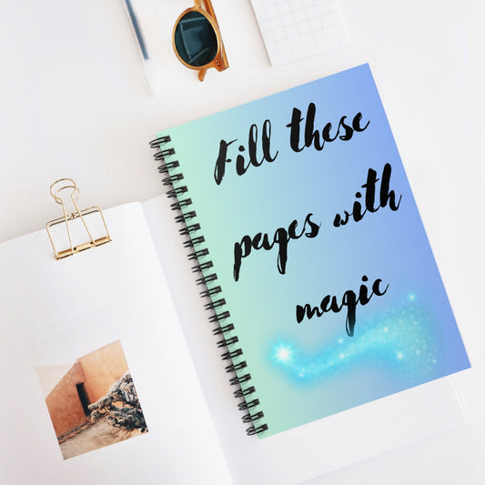 Fill these pages with magic