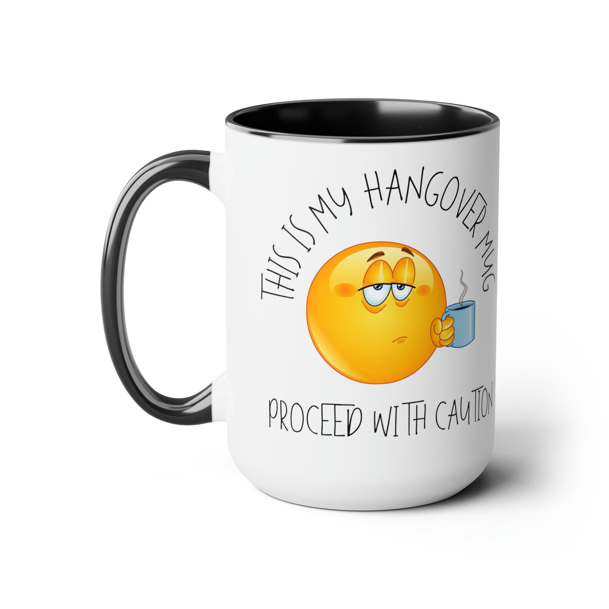 Hangover Mug Two-Tone Coffee Mugs, 15oz